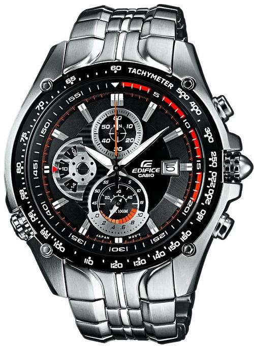 ***STUNNING*** CASIO EDIFICE EF - 543D - 1AV CHRONOGRAPH MENS WATCH WITH CASIO CLEANING CLOTH